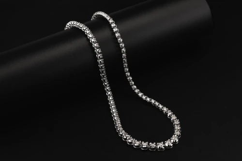 9ct White Gold Graduated Diamond Tennis Necklace 10.72ct