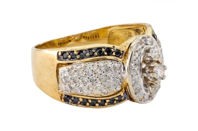 14ct Yellow Gold Diamond Ring