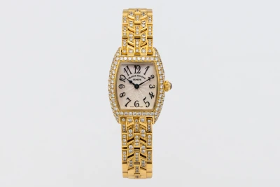 Franck Muller Cintrée Curvex 21mmx19mm 18ct Yellow Gold 2500 QZ D 2001