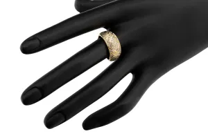 18ct Yellow Gold Art Deco Diamond Ring 0.10ct 6.1g