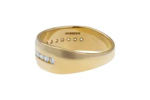 14ct Yellow Gold Diamond Wedding Band 0.74ct