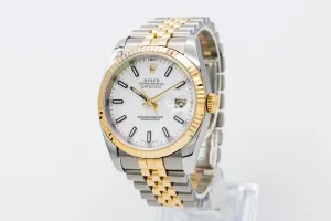 Rolex DateJust 36mm Steel & 18ct Yellow Gold Jubilee 116233 2005