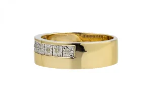 9ct Yellow Gold Diamond Wedding Band 0.08ct
