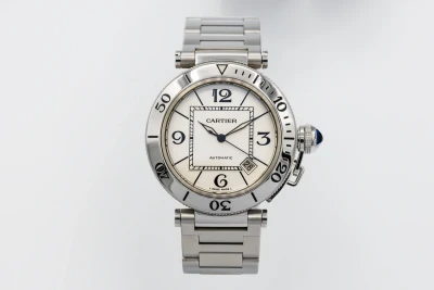 Cartier Pasha Seatimer 40mm Stainless Steel W31080M7/2790 Circa 2010