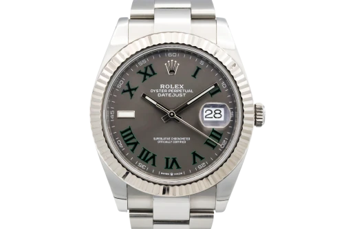 Rolex DateJust 41mm 'Wimbledon' Stainless Steel Oyster 126334 2021