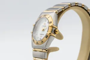 OMEGA Constellation Ladies 22mm Steel & 18ct Yellow Gold 1262.75.00 Circa 1990s