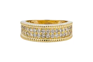 14ct Yellow Gold Diamond Ring 0.64ct