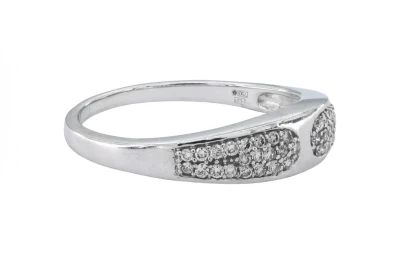 18ct White Gold Diamond Ring 0.21ct