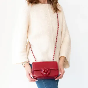 Chanel Red Patent Mini Rectangular