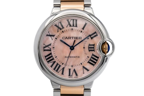 Cartier Ballon Bleu de Cartier 36mm Steel & 18ct Rose Gold W6920033 Circa 2015