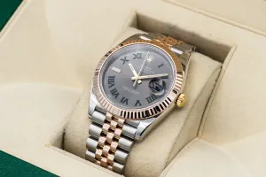 Rolex DateJust 41mm 'Wimbledon' Steel & 18ct Rose Gold Jubilee 126331 2021
