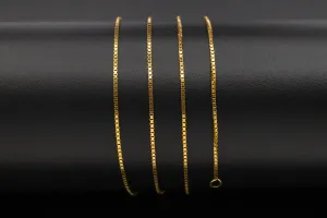18ct Yellow Gold Box Chain 5.5g