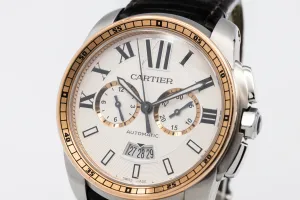 Cartier Calibre De Cartier 42mm Black Leather W7100043/3578 2014