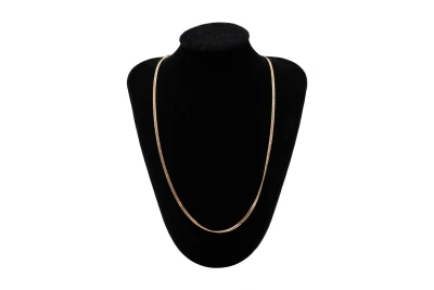 9ct Yellow Gold Flat Cuban Chain 18" 5.4g