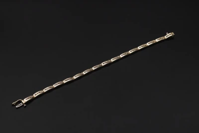 9ct Yellow Gold Diamond Bracelet 1ct