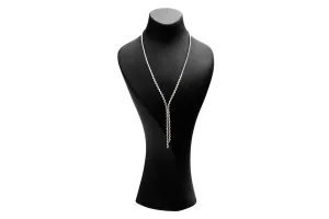 18ct White Gold Diamond Necklace Drop Down 2.10ct