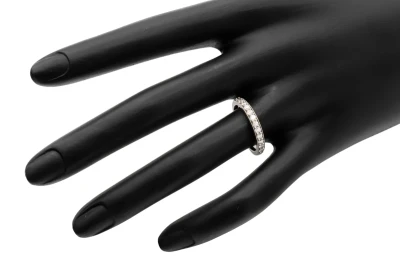 9ct White Gold Diamond Wedding Band 0.35ct 1.9g