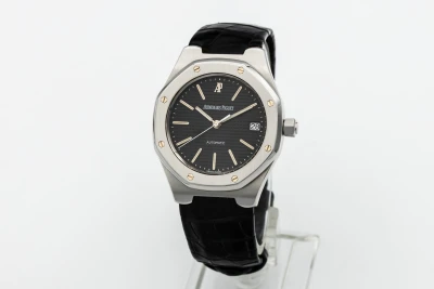 Audemars Piguet Royal Oak Automatic 36mm Black Leather 14800ST Circa 1993