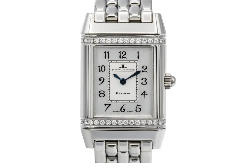 Jaeger-LeCoultre Reverso Duetto 20mm Stainless Steel Q2658120 Circa 2000s