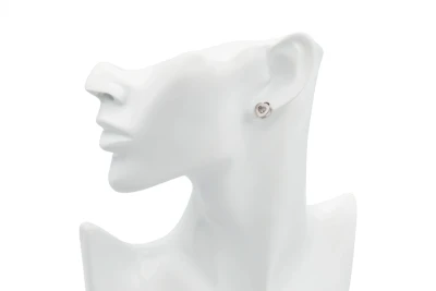 Chopard Happy Hearts 18ct White Gold Diamond Stud Earrings 8.1g