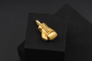 18ct Yellow Gold Diamond Boxing Gloves Pendant 1.33ct