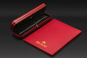 Browns 18ct Rose Gold Diamond Tennis Bracelet 3.05ct 10.88g