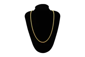 9ct Yellow Gold Rope Chain 27.5" 7.1g
