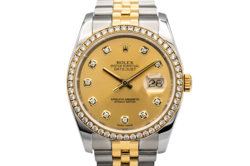 Rolex DateJust 36mm Steel & 18ct Yellow Gold Jubilee 116243 2012
