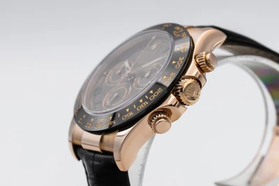 Rolex Cosmograph Daytona 40mm 18ct Rose Gold Black Oysterflex 116515LN 2021