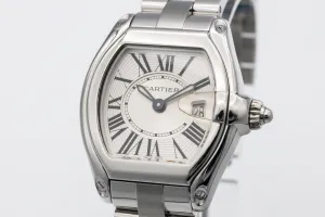 Cartier Roadster 33mm Stainless Steel W62016V3/2675 Circa 2010