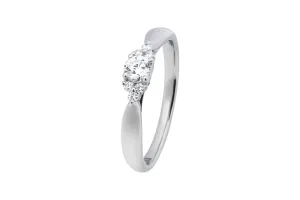 Tiffany & Co. Harmony® Diamond Cluster Side Stone Ring Platinum 0.21ct