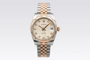 Rolex DateJust 31mm Steel & 18ct Rose Gold Jubilee 178271 2011