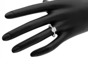 14ct White Gold Engagement Ring 1.36ct