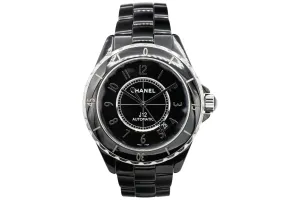 Chanel J12 38mm Black Ceramic Bracelet H0685 Circa 2006