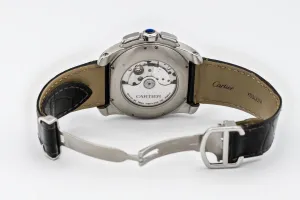 Cartier Calibre De Cartier 42mm Black Leather W7100043/3578 2014