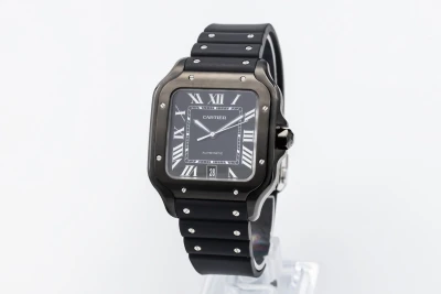 Cartier Santos De Cartier 39.8mm Black Rubber WSSA0039 2024