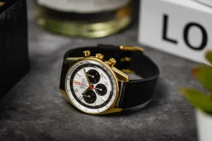 Zenith El Primero Chronograph 38mm Black Leather G381 1969