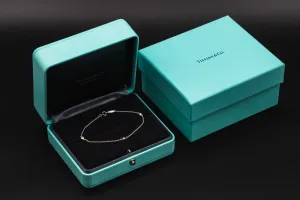 Tiffany & Co. Elsa Peretti Diamond By The Yard Bracelet In Platinum 0.15ct