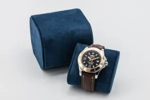 Breitling Superocean 44 Steel & 18ct Rose Gold Brown Leather C17391 Circa 2013