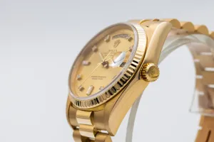 Rolex Day-Date 36mm 18ct Yellow Gold Presidential 18038 1988