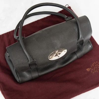 Mulberry Bayswater East West Seal Grey Leather Bag