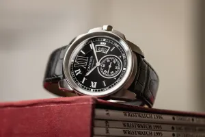 Cartier Calibre De Cartier 42mm Black Leather W7100014/3299 Circa 2011