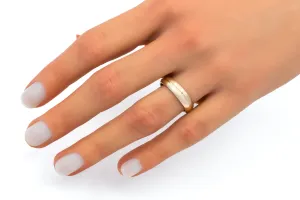 9ct Yellow Gold Wedding Band 4.9mm 3.9g