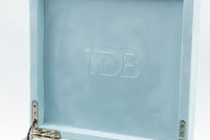 TDB Watch Storage Box - Sky Blue Velvet - 6 Watch Capacity