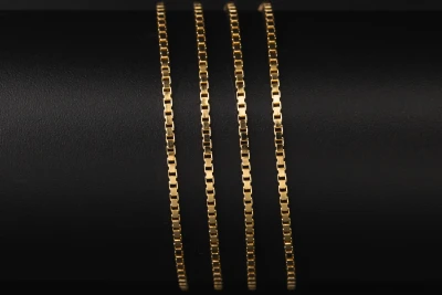 18ct Yellow Gold Box Link Chain 14.5g