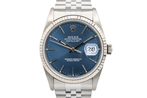 Rolex DateJust 36mm Stainless Steel Jubilee 16234 1990