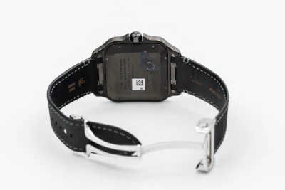 Cartier Santos De Cartier 39.8mm Black Leather WSSA0045 2025