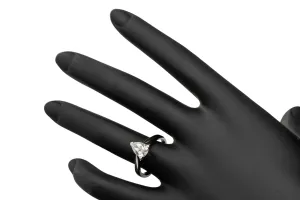 18ct White Gold Pear LAB Diamond Engagement Ring 1.08ct IGI Certified