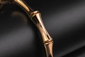 GUCCI 18ct Rose Gold Bamboo Bracelet Size 16 22.5g