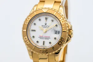 Rolex Yacht-Master 29mm 18ct Yellow Gold Oyster 69628 1994